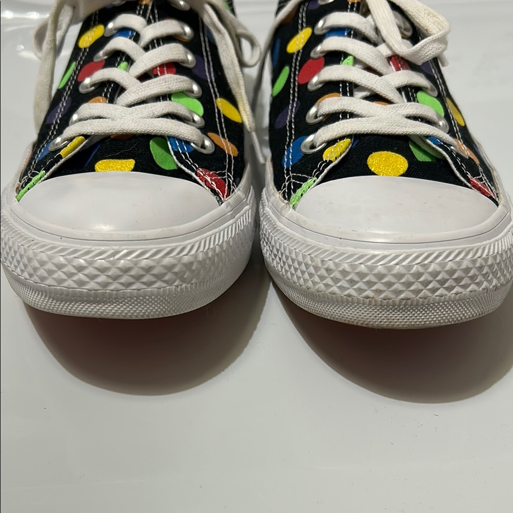 Converse Miley Cyrus Polka Dot Multicolor Unisex Sneakers Women’s 9.5 Men’s 7.5 - Picture 9 of 10